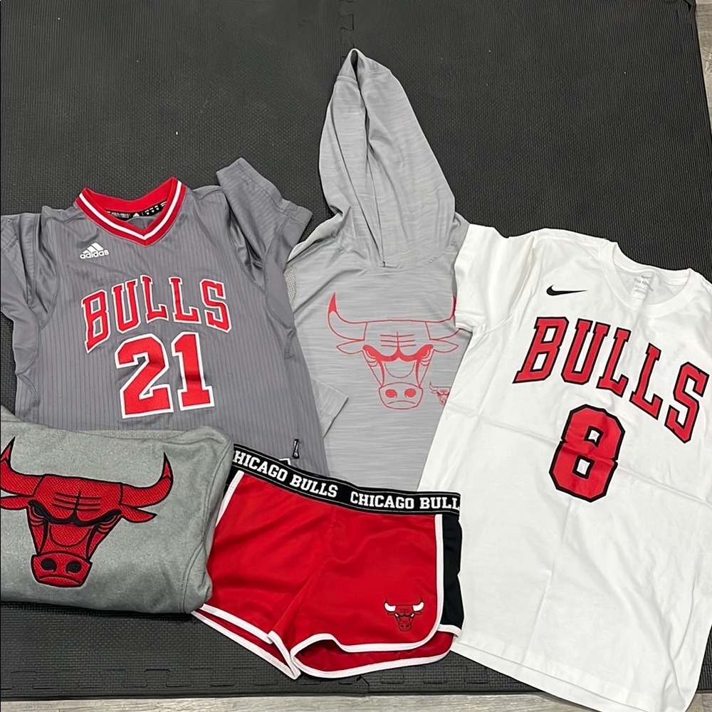Chicago Bulls lot girls Apparel Set Chicago basketball 🏀 sports bulls NBA